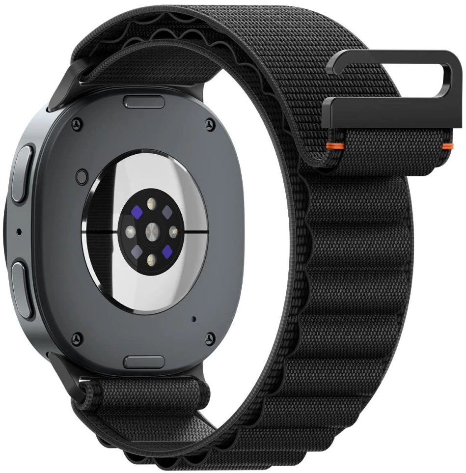 Spigen WBF1 DIRŽELIS Samsung Galaxy WATCH 8 / 9 / CLASSIC (40 / 44 / 46 MM) Juodas