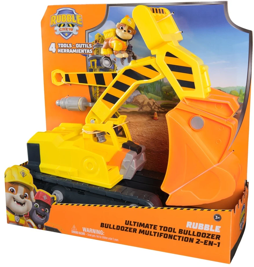 Spin Master Rubble And Crew RUBBLE & CREW statybinė transporto priemonė Ultimate Tool Buldozer, 6073297