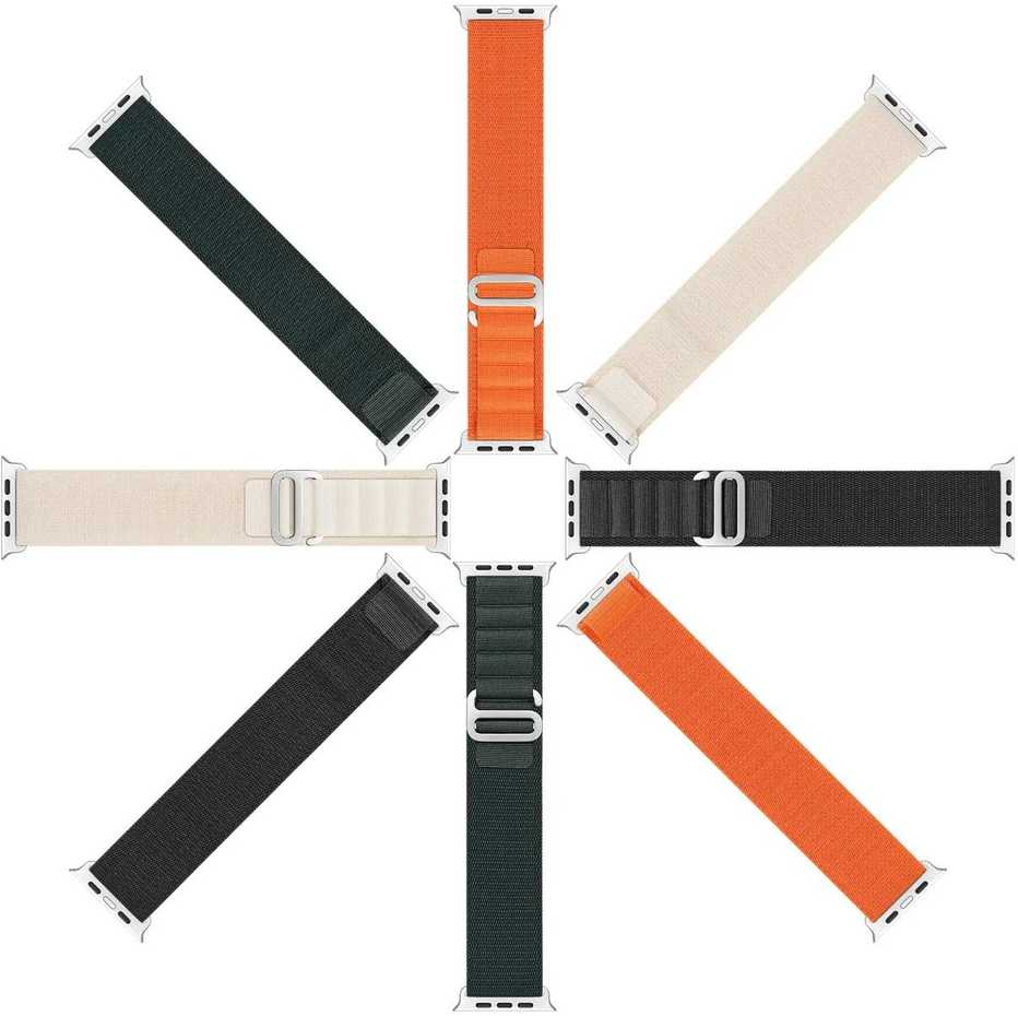 Sport Buckle apyrankė Apple Watch 9/8/7/6/SE/5/4/3/2/1 (41, 40, 38 mm) Dux Ducis Strap GS Version - juodos spalvos