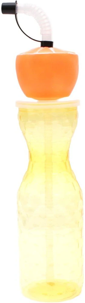 Excellent Houseware Sportinis butelis su šiaudeliu 500 ml