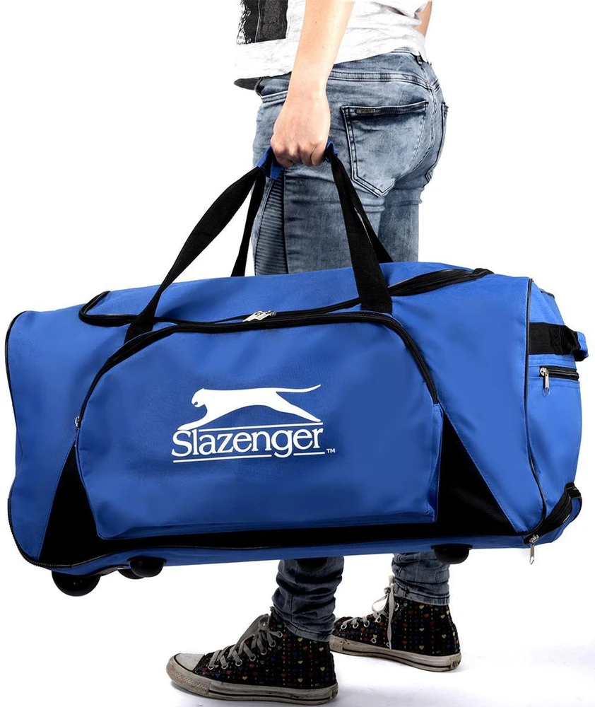 Slazenger Mėlyna sportinė kelioninė tašė su ratukais