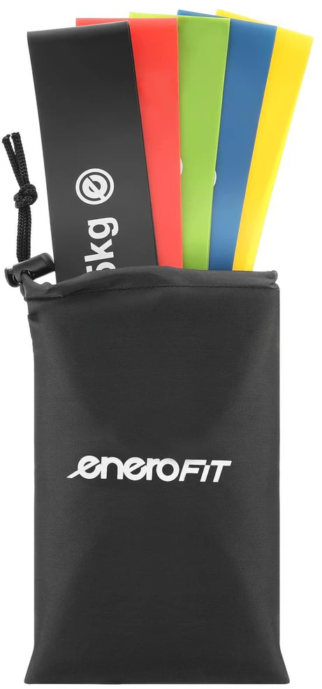 Enero Pasipriešinimo juostų rinkinys EB Fit Fitnnes Crosfit Mini Band 5in1