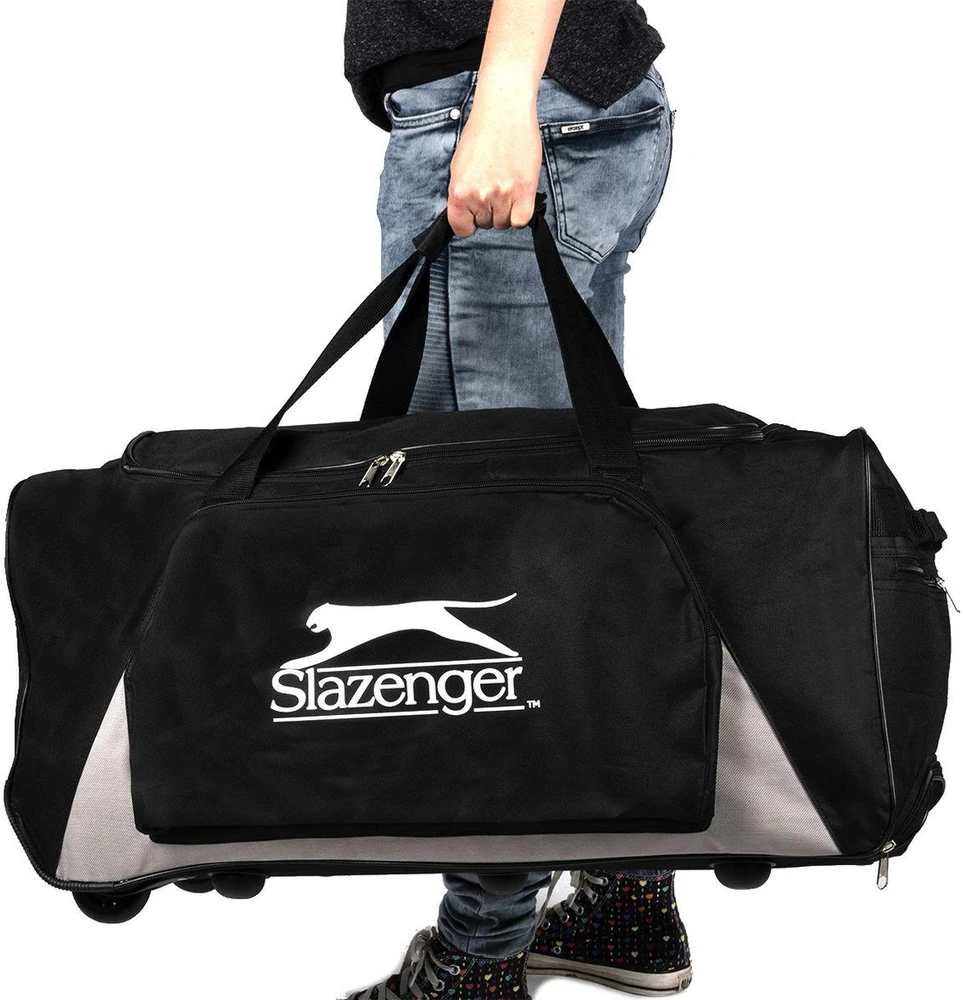 Juoda sportinė lagamininė Slazenger kuprinė