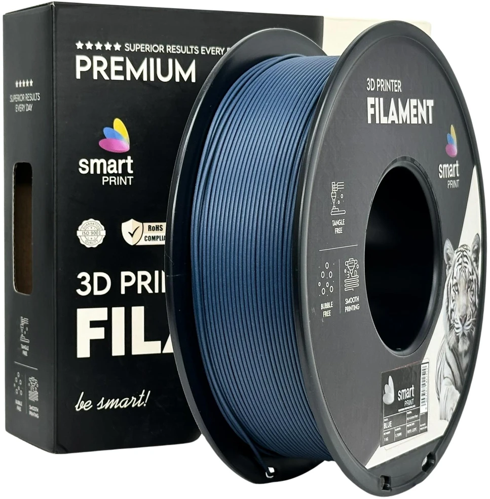 3D Plastikas – Filamentas PLA Carbon Fiber Mėlyna | 1.75 mm, 1kg | SPrint
