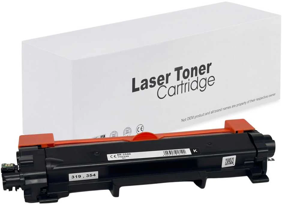 Spausdintuvo tonerio kasetė Brother TN-2590 / BR-2590, juoda