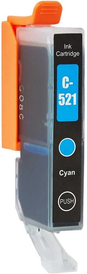 Oem SmartPrint rašalas, skirtas Canon spausdintuvui (CLIC-521C) žalsvai mėlynas