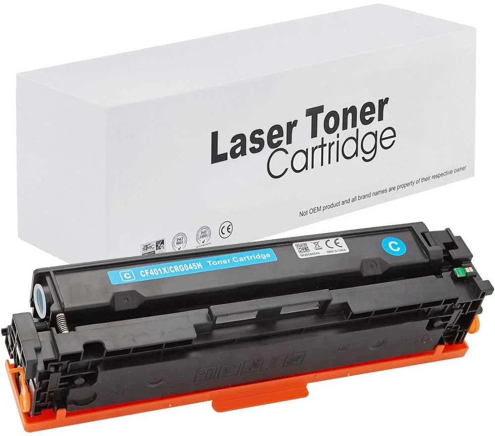 Spausdintuvo tonerio kasetė HP CF401X / CRG045C, mėlyna