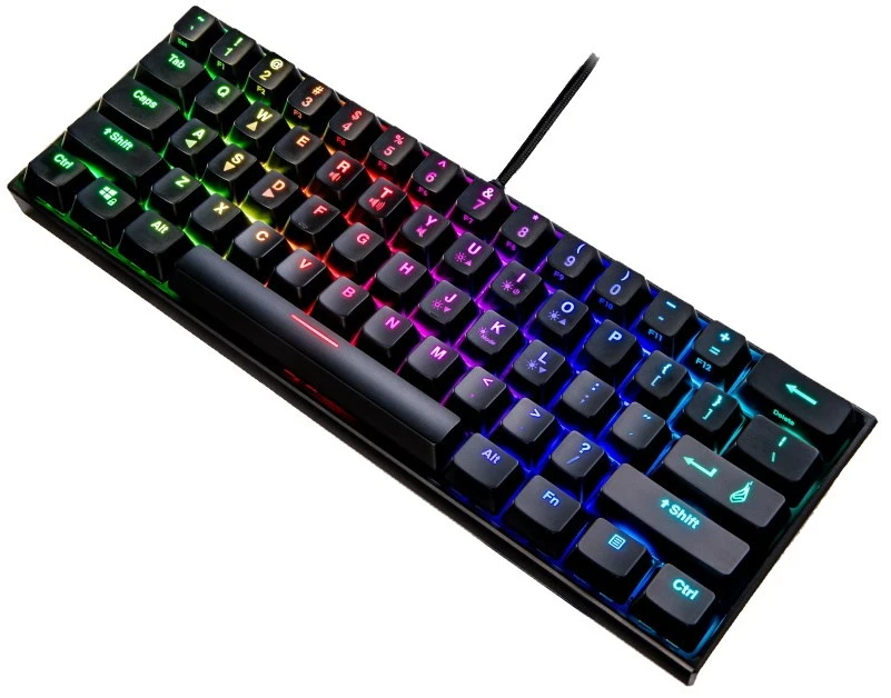 SRR SureFire KingPin M1 klaviatūra Žaidimams USB QWERTY Anglų (JAV) Juoda