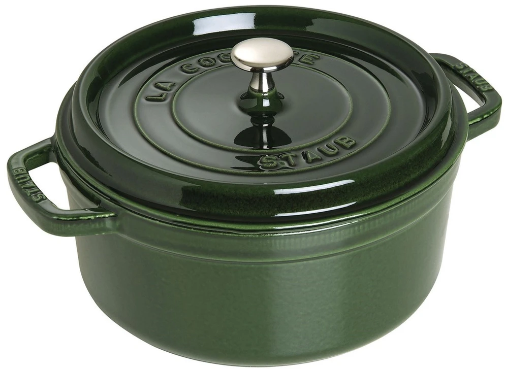 Zwilling Keptuvė - Staub Roaster Round 24cm 3.8L Ketaus Žalia