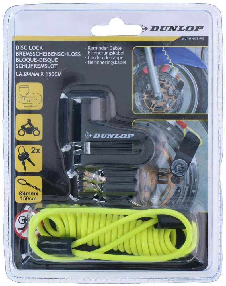Dunlop Disko užrakto sistema dviratėms transporto priemonėms