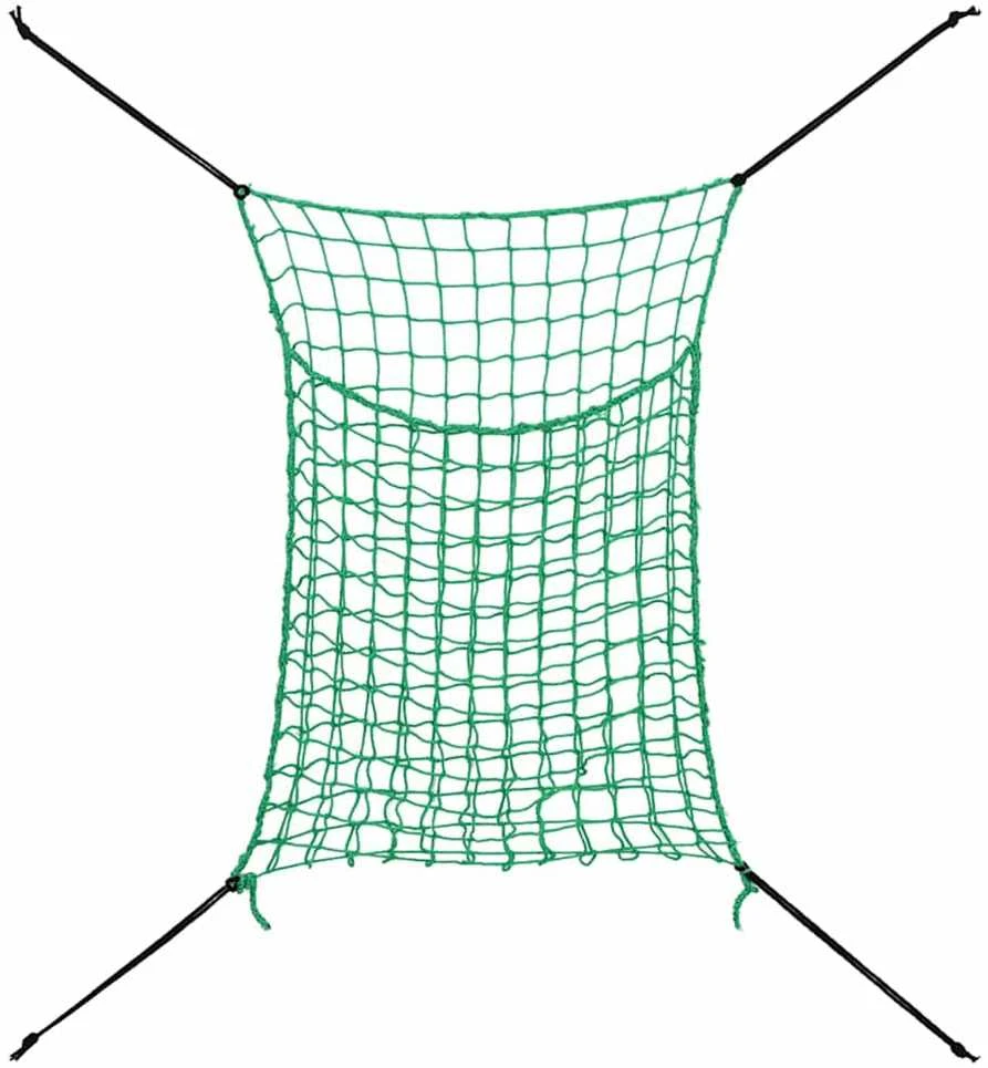 kvadratinis tinklas šienui, 0,9x1,5 m, 2 vnt., PP