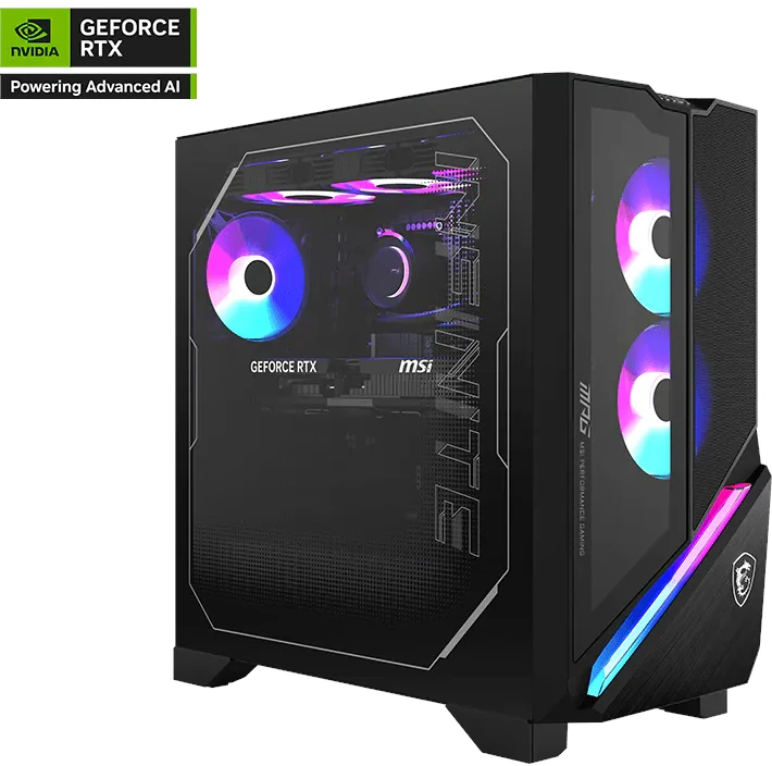Stacionarus kompiuteris MSI MPG Infinite X3 AI 2NVR7 U7 / 32GB / 1TB SSD / NVIDIA GeForce RTX 5070 Ti / Windows 11 Home (juodas)