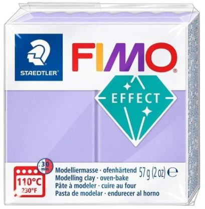 Modelinas FIMO Soft, 57 g, pastelinės alyvinės spalvos