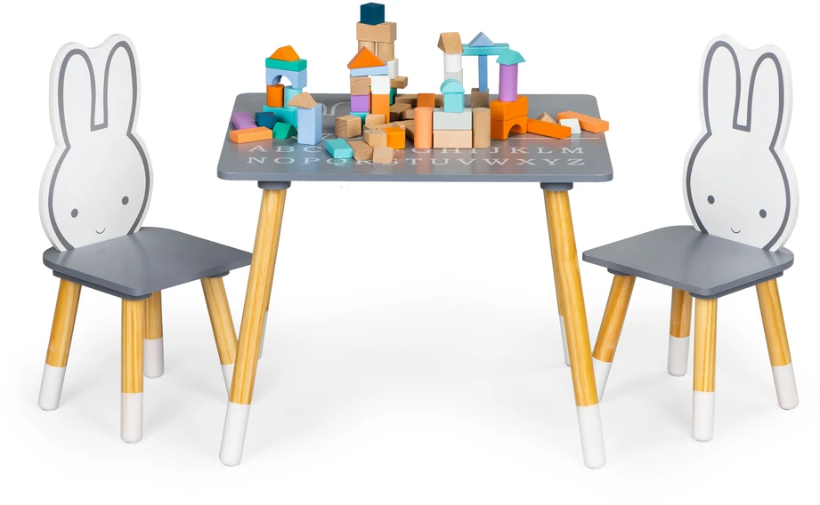 Ecotoys Baldų komplektas Eko Žaislas Zuikis