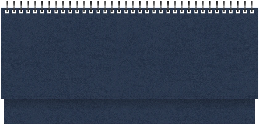 Stalinis kalendorius Timer Memo, 290x105mm, PU viršelis, tamsiai mėlynos spalvos