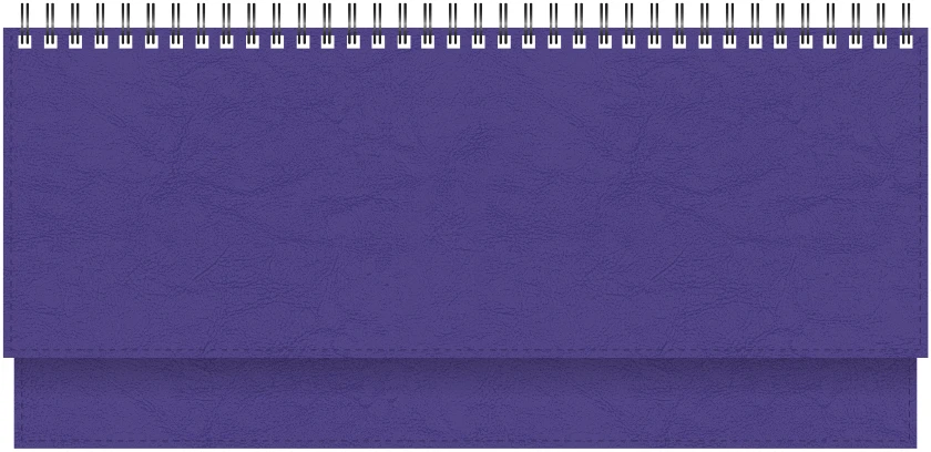 Stalinis kalendorius Timer Memo, 290x105mm, PU viršelis, tamsiai alyvinės spalvos