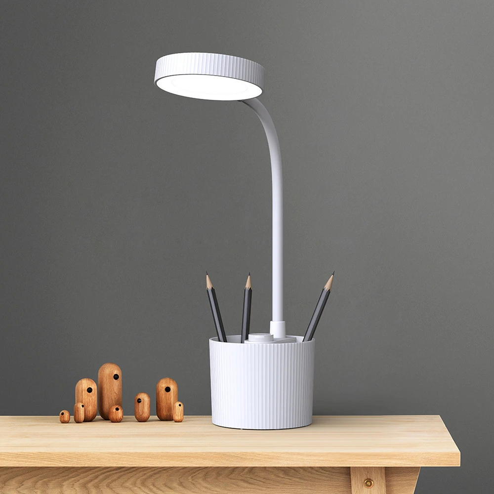 Stalinė LED lempa 5W su rašiklių laikikliu PURE FLB-20 AGNES balta Forever Light