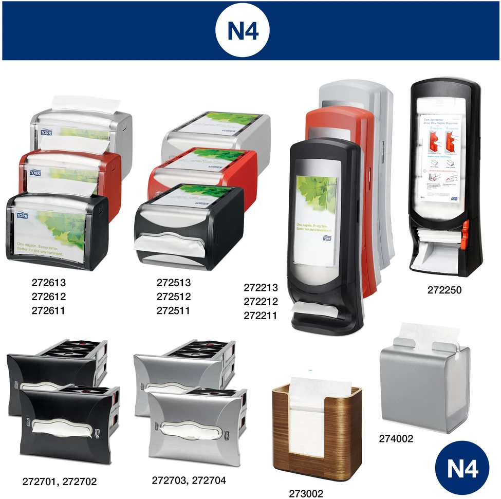 Stalo servetėlės Tork Universal N4 (10840), 1 sluoksnis, baltos spalvos, 225 vnt, (įpak,5vnt)