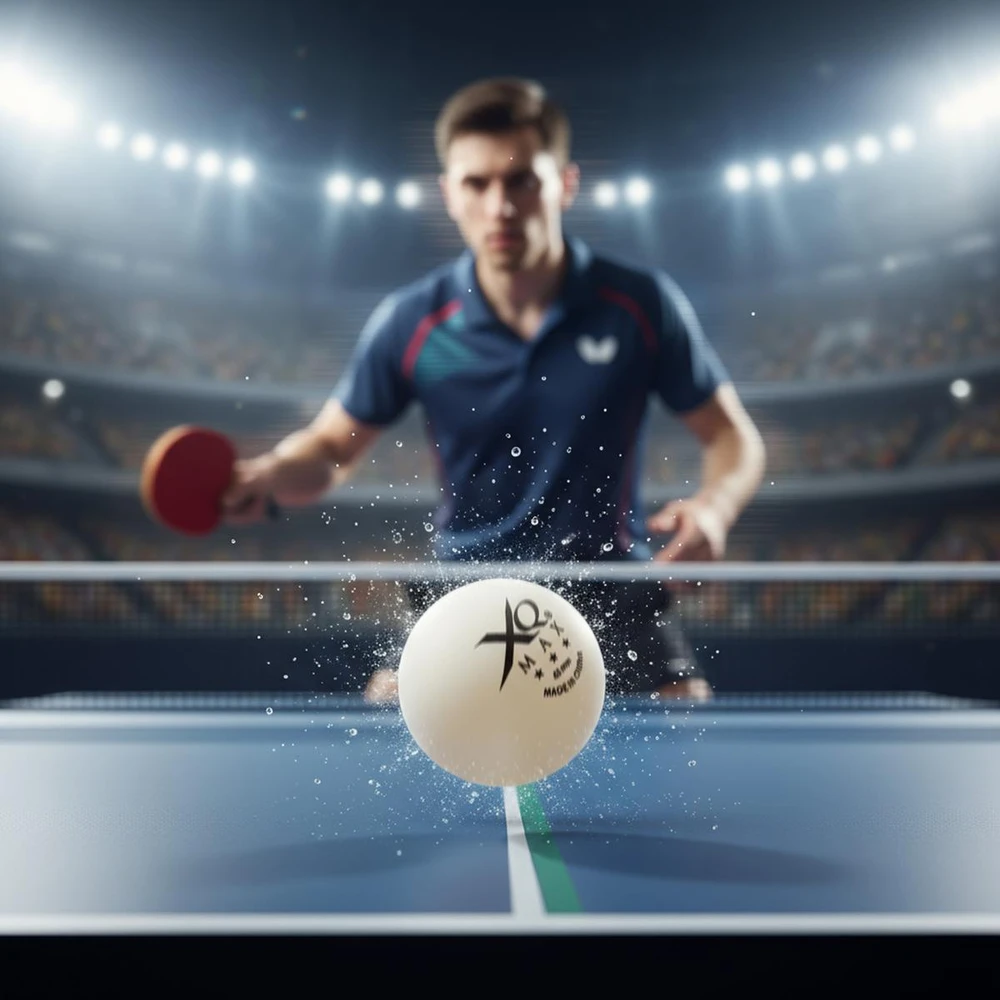 Baltos stalo teniso kamuoliukai XQMAX 12 vnt