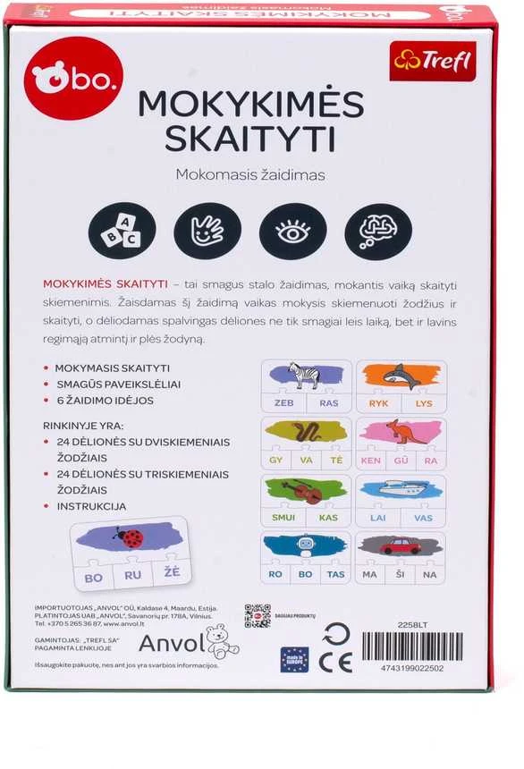 bo. Žaidimas „Mokykimės skaityti“, LT