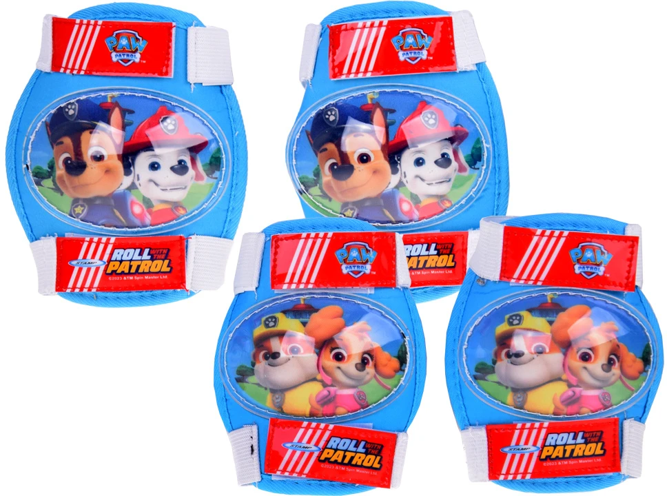 Stamp Buckle-up elbow pads S and knee pads M for kids Paw Patrol SP0849