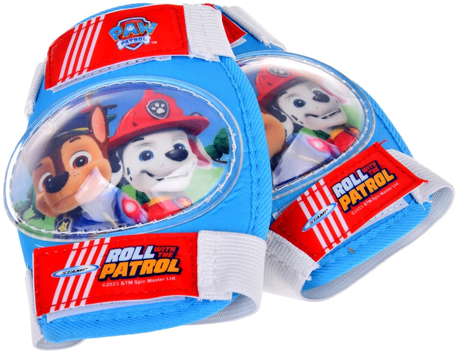 Stamp Buckle-up elbow pads S and knee pads M for kids Paw Patrol SP0849