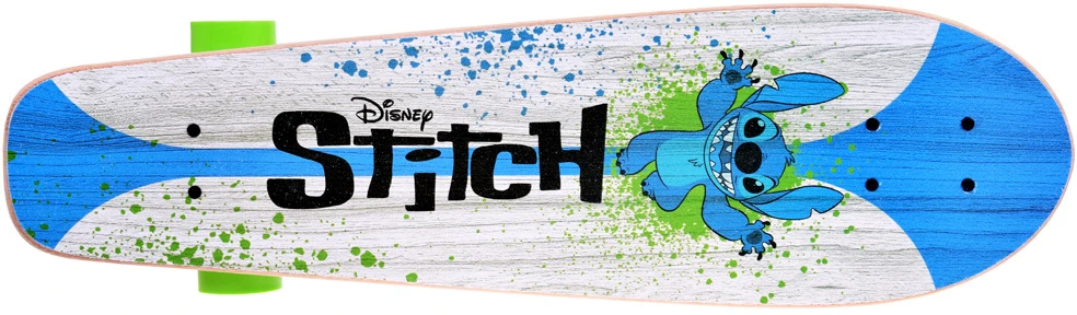 Stamp Antspaudas Medinė riedlentė vaikams Disney STITCH iki 50 kg SP0843