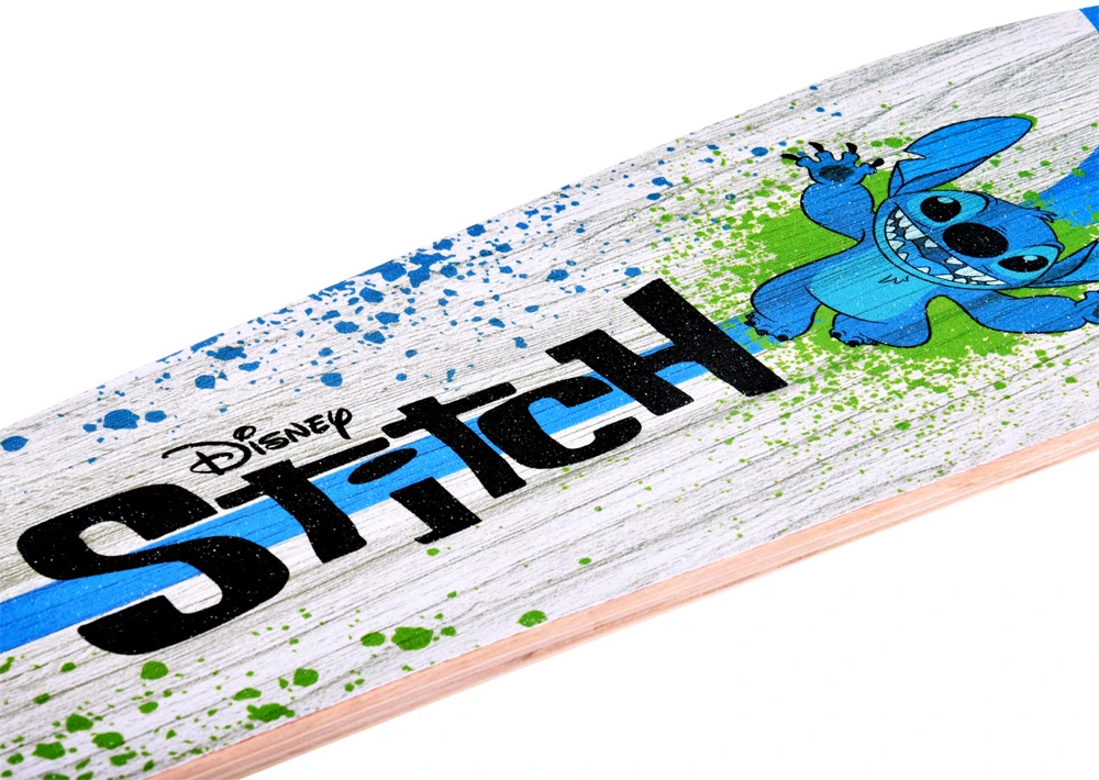 Stamp Antspaudas Medinė riedlentė vaikams Disney STITCH iki 50 kg SP0843