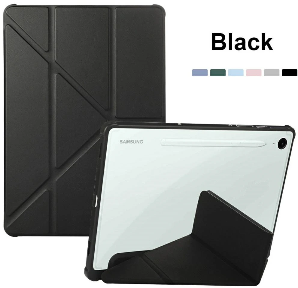 Dėklas Stand Samsung Galaxy Tab S10 Ultra juodos spalvos