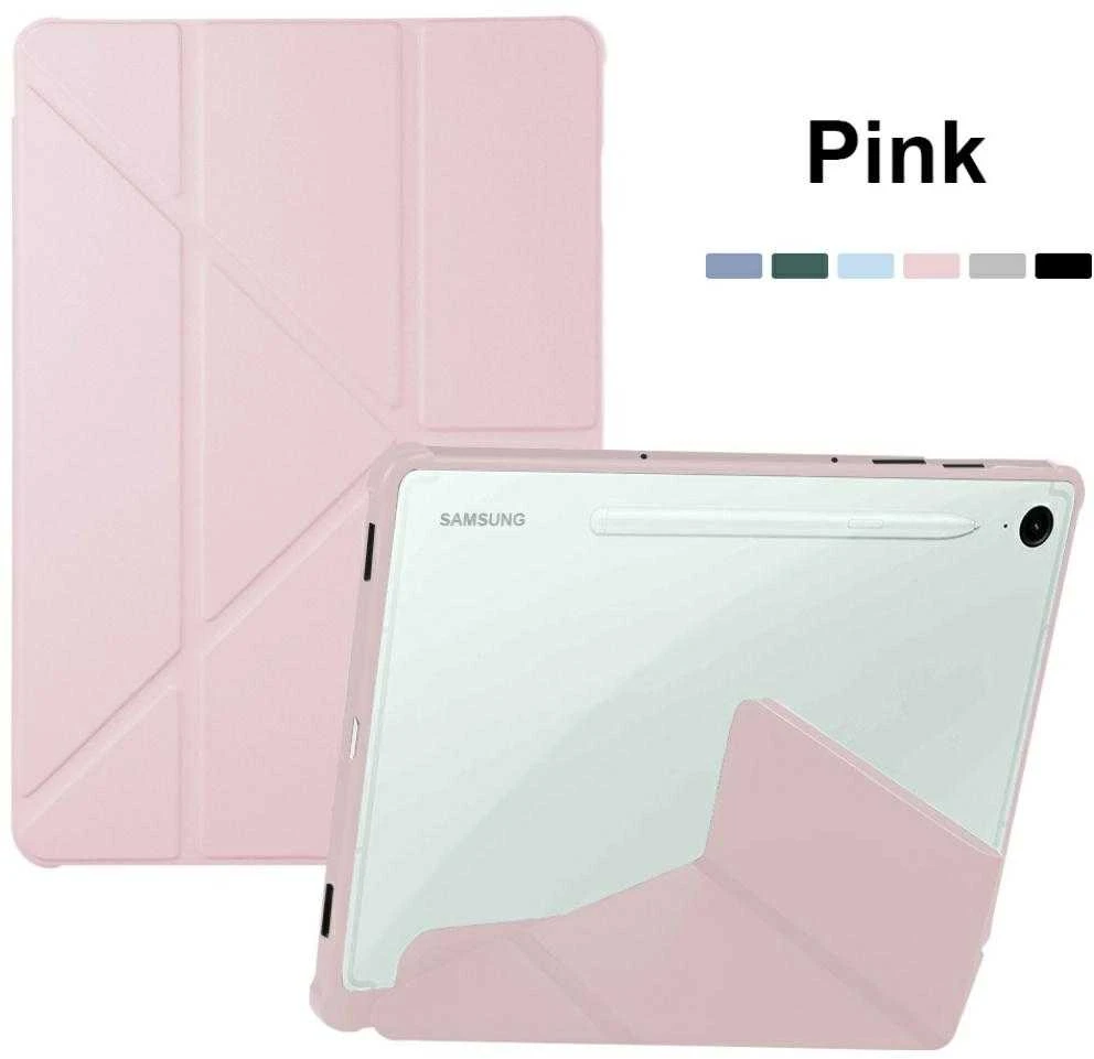 Dėklas Stand Samsung Galaxy Tab S10 Ultra rožinės spalvos