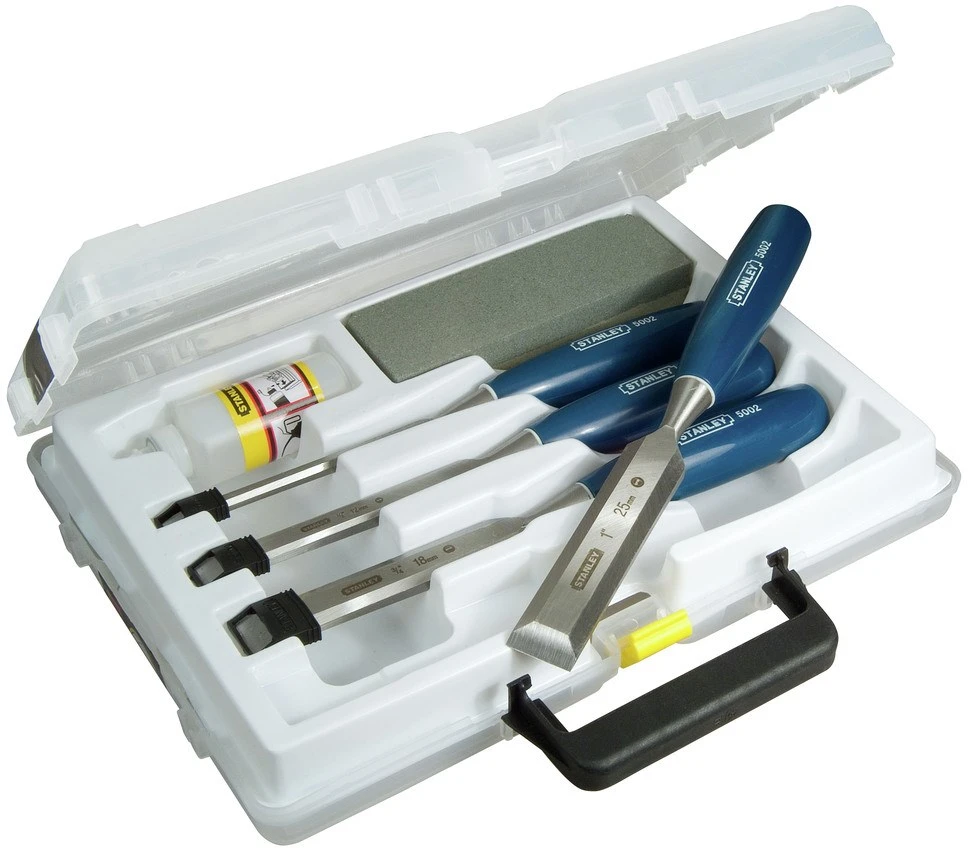 Kaltos rinkinys Stanley 5002 Medžio 6, 12, 18, 25 mm 4 Dalys