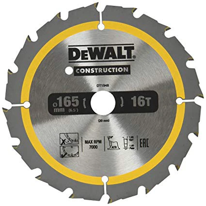 Stanley DEWALT DISKINIS PJŪKLAS 165x20mmx16z