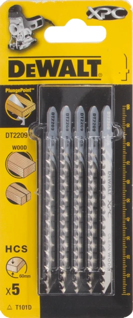 Stanley Pjūkleliai siaurapjūkliui DeWalt; 5 vnt.