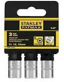 STANLEY GALVUČIŲ RINKINYS 1/4 FATMAX 11, 12, 13mm
