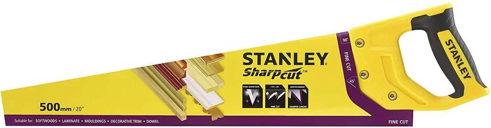 Rankinis pjūklas Stanley SharpCut; 500 mm; medienai