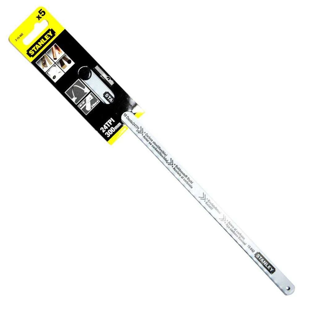 STANLEY Pjūklelis LION 300 mm x 24 dantys / 5 vnt. Anglinis plienas