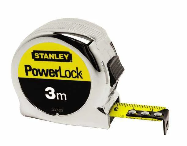 STANLEY RULETĖ 3mx19mm MICRO POWERLOCK KORTELĖ