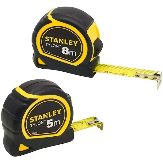Matavimo ruletė Stanley STHT0-74260; 5m + 8m; 2 vnt.