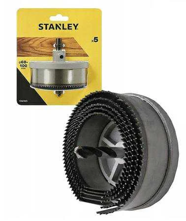 Gręžimo karūnų komplektas Stanley STA81025-XJ; 68-100 mm; 5 vnt.