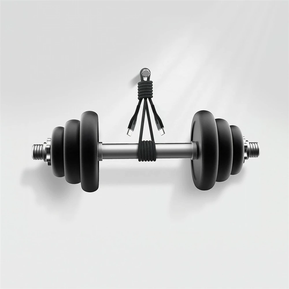 STATIK MagStack Pro, magnetinis laidas, USB-C į USB-C, 2m, Juodas