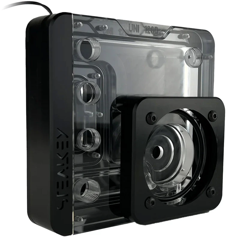 Stealkey Customs SK-UNI 120D Distroplate D-RGB – Juodas Edition