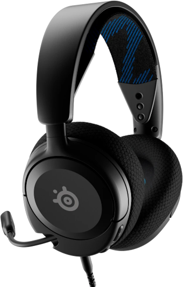 Ausinės žaidimams su mikrofonu SteelSeries Arctis Nova 1P Over-Ear, Juodos spalvos