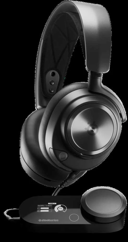 Ausinės žaidimams SteelSeries Arctis Nova Pro, Skirta PC ir PlayStation, Juodos spalvos