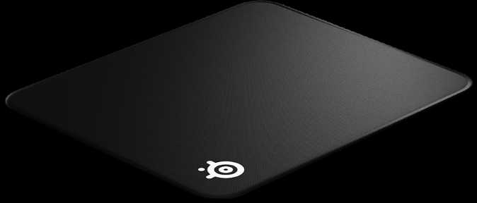 Medžiaginis pelės kilimėlis SteelSeries QcK Edge Medium, Juodos spalvos