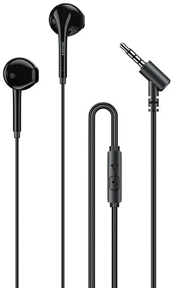 AWEI PC-7 stereo ausinės 3.5mm jack juodas