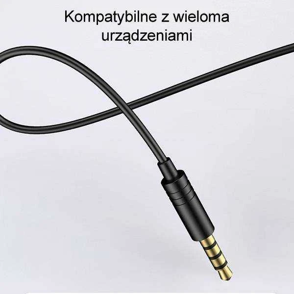 AWEI L3 stereo ausinės 3.5mm jack juodos spalvos