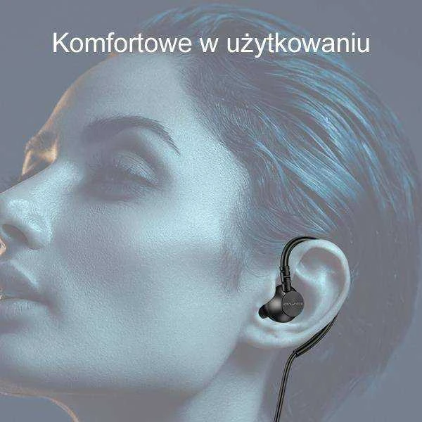 AWEI L3 stereo ausinės 3.5mm jack juodos spalvos