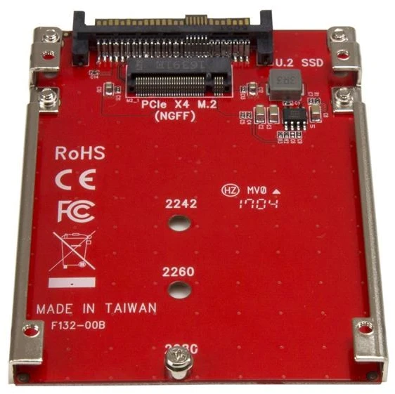 STH StarTech.com U2M2E125 sąsajos plokštė / adapteris Vidinis M.2