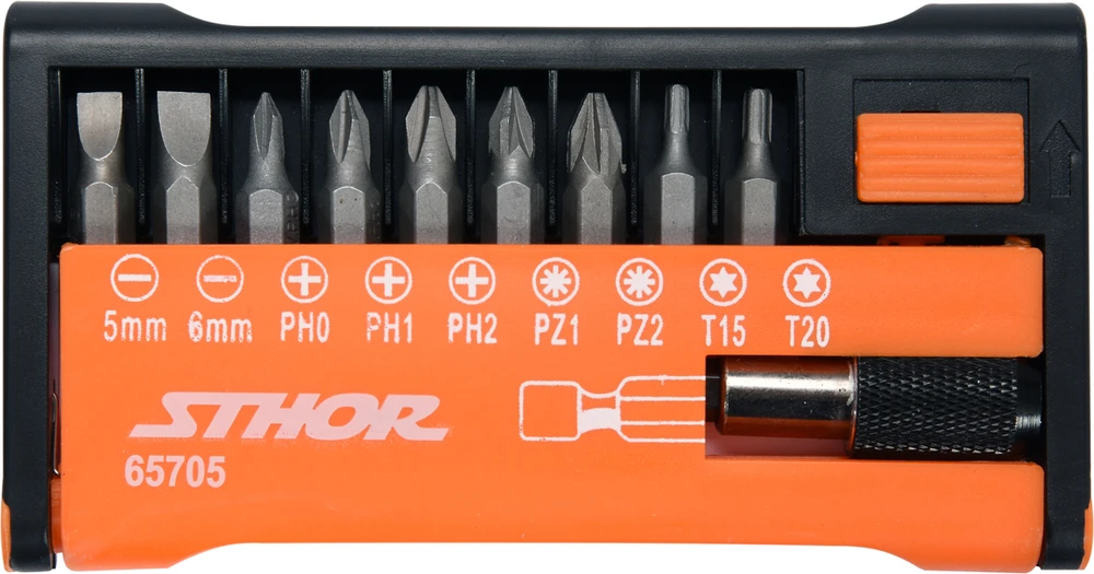 STHOR Rinkinys sukimo antgalių 10el. 65705