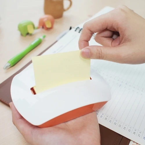 Stickxb4N Dėklas lipniems lapeliams, 76×76 + geltoni Z-Notes, 100 lapelių